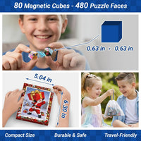 TOSY Picture Cube Enchanted Holiday 6-in-1 magnetic picture puzzle in frame - view 12
