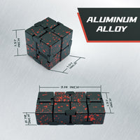 DOLASEV silver metal infinity cube fidget toy made of zinc alloy - view 20