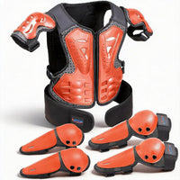 DBaoXiaoMu kids dirt bike gear armor vest suit with chest, back, knee and elbow protection - view 6