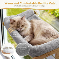 Pecute Foldable Cat Window Perch - Grey / Medium - image 3