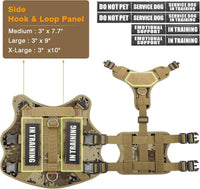 WINSEE Tactical Dog Harness with Dog Leash - Large / Camo Desert - image 3