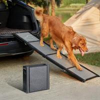 Dog Ramp for Cars, 71" L × 17.2" W, Extra-Long Foldable – Essentials for Dogs - 63" L x 17.2" W with Dog Pattern Upgraded