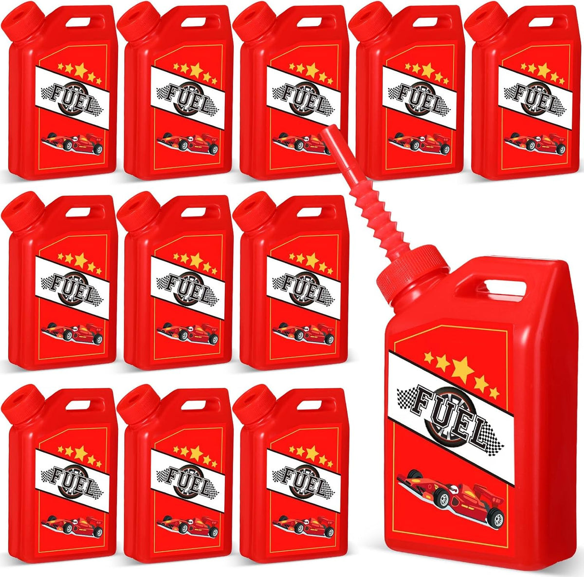 Mifoci 12 Pack Fuel Cups with Straw 11 Oz - 12 / 17 oz