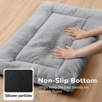 Dog Crate Pad, Washable Cozy Dog Bed Mat for Medium Dogs 36"x23" - 36.0"L x 23.0"W x 1.5"Th / Grey - image 3