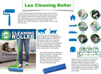 Leo Large 10-Inch Wide Lint Roller Refills 25 Sheets with extendable - image 4
