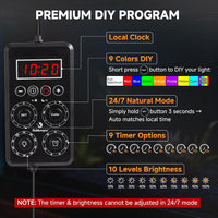 fishkeeper Smart LED Aquarium Light with One-Key Real-Time Sync - 30W (for 32"-40" fish tanks) - image 2