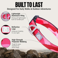 Medium Dog Collar, Neck 12"-20" - Medium (Neck 12''–20'') / Camo Pink - image 3