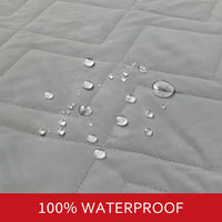Moonsea Waterproof Blanket Dog Bed Cover with Non-Skid Bottom - 52" X 82" / Grey - image 2