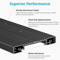 NICREW C10 24/7 LED Aquarium Light for Plants, 48-60 Inches, Full Spectrum Fish Tank Light with Timer, Brightness Adjustable