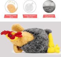Soft Plush Giraffe Dog Toy for Small & Medium Dogs and Puppies – Essentials for Dogs - Chicken - image 3