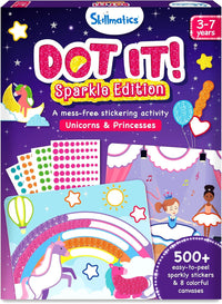 Skillmatics Dot It Sticker Art, Unicorns & Princesses Sparkle - 2. Sparkle Edition
