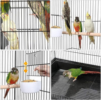 Yaheetech Open Top Rolling Parrot Bird Cage for Cockatiel Sun Parakeet Green Cheek Conure Mid-Sized Parrot Cage with Detachable Stand