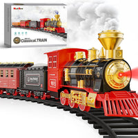 Hot Bee Train Set, Remote Control Train Toys with Smoke - Large