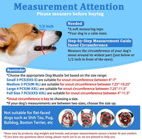 Mesh Dog Muzzle Suits for Small Medium Large Dogs Dog Muzzle Set – Essentials for Dogs - Black / Medium 3 PCS(S-L) - image 2