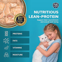 Pate, Canned Wet Cat Food, 100% Mercury-Tested, Moist Can Fish, Grain-Free Protein, Non-GMO, Variety Pack of 12-3X Tuna/Salmon, 3X Tuna/Pumpkin, 3X Tuna/Sardine, 3X Salmon/Sardine