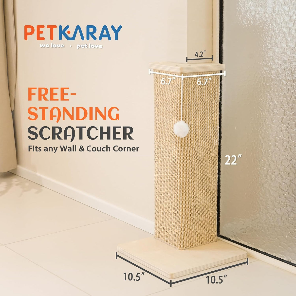 PETKARAY Couch Corner Cat Scratcher - Corner / Medium - image 2