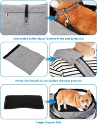 Ownpets XL Dog Sling 15-25lbs - Grey - image 2