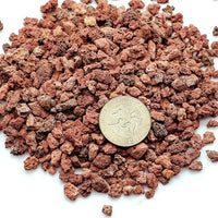 TOYPOPOR 6lb Red Lava Rocks Soil for Plants, Bonsai Cacti Succulents Horticultural Stones, Natural Decorative Volcanic Drainage Gravel for Vase Fillers, Terrarium, Top Dressing, Landscaping, Gardening
