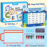 JoyCat seek and find activity book with dry erase markers, cloth and storage bag - view 7
