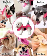 Kkiimatt Dog Grooming Hammock - X-Small 8-14 LB/Pink - image 3