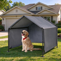 Large Dog Shade Shelter for Outside - Grey / Large - image 2