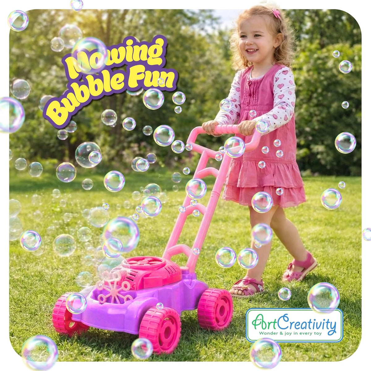 ArtCreativity Bubble Lawn Mower for Toddlers 1-3 - image 2