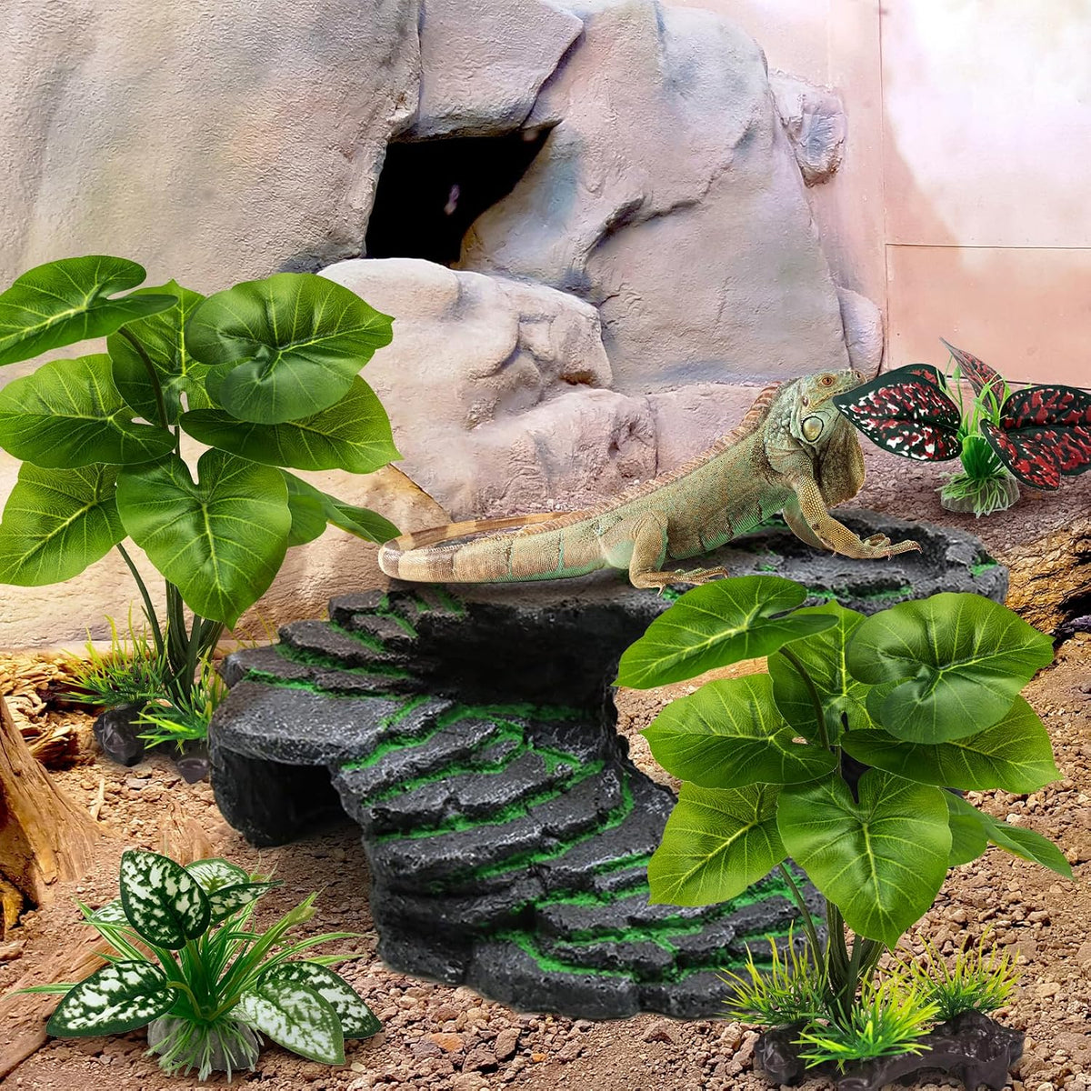Moonorange Reptile Artificial Plants - M Set-d - image 3