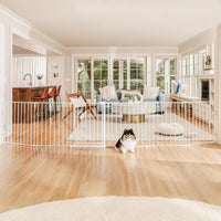 Carlson 6-Panel Convertible Pet Yard & Extra Wide Metal Dog Gate - image 2