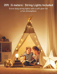 besrey Teepee Tent for Kids - Gray / 47.2 inches x 47.2 inches x 61 inches - image 3