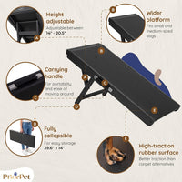 Dog Ramp for Couch, Non-Slip - Black - image 4
