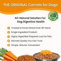 Olewo Original Carrots for Dogs – Fiber for Perfect Poop, Dehydrated Dog Food Toppers for Picky Eaters, Natural Skin & Coat Support, Multivitamin, Probiotics for Digestive & Gut Health, 1 lb