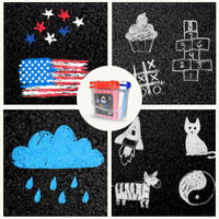 CocoNut Outdoor jumbo sidewalk chalk bucket with 40 thick chalk sticks in 7 colors - view 40
