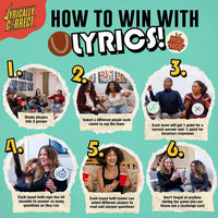 Lyrically Correct 90s and 2000s hip-hop and R&B music trivia card game box and cards - view 28