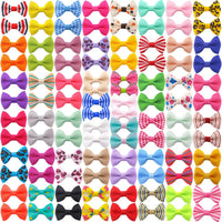 Dog Hair Bows Small Puppy Clips for Pet Grooming Accessories Doggy - 100pcs dog hair clips