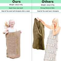 6 Pack Burlap Potato Sack Race Bags - 8 Count (Pack of 1) - image 2