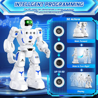 Robot Toys for Kids, Programmable Dancing Toys for 5 Year Old Boy – Fun for Kids & Family - White - image 3