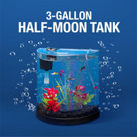 Tetra Half-Moon 3 Gallon Starter Fish Tank Kit – Essentials for Fish - 3 Gallon / General - image 3
