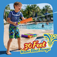 ArtCreativity foam water guns for kids, 6 pack of 13 inch water blasters - view 3