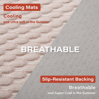 MICROCOSMOS Dog Sleeping Pad & Pet Cooling Mat - 36" x 36" / Brown - image 4