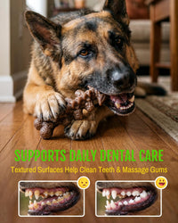 3-Pack Dog Toys for Aggressive Chewers 25-90 lbs, Bacon Flavored - image 4