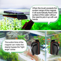 hygger Magnetic Aquarium Fish Tank Glass Cleaner - S - image 4
