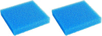 AQUANEAT Aquarium Filter Sponge Open Cell Foam Sheet Bio Sponge - 11" Lx 10.25"W x 2"H (Pack of 2) / Blue