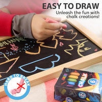 JOYIN mini sidewalk chalk set for kids, 36 boxes in 6 bright colors - view 7