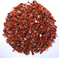 gemshan 2lb Rose Quartz Chips Natural Crushed Crystal Chip Bulk - Carnelian - image 4