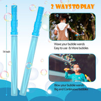 Inscraft 40 pack 14 inch big bubble wands in 8 colors - view 3