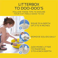 Purina Tidy Cats LightWeight Free and Clean Unscented, Multi-Cat, Clumping, 99.9 Percent Dust Free Cat Litter - 17 lb. Box