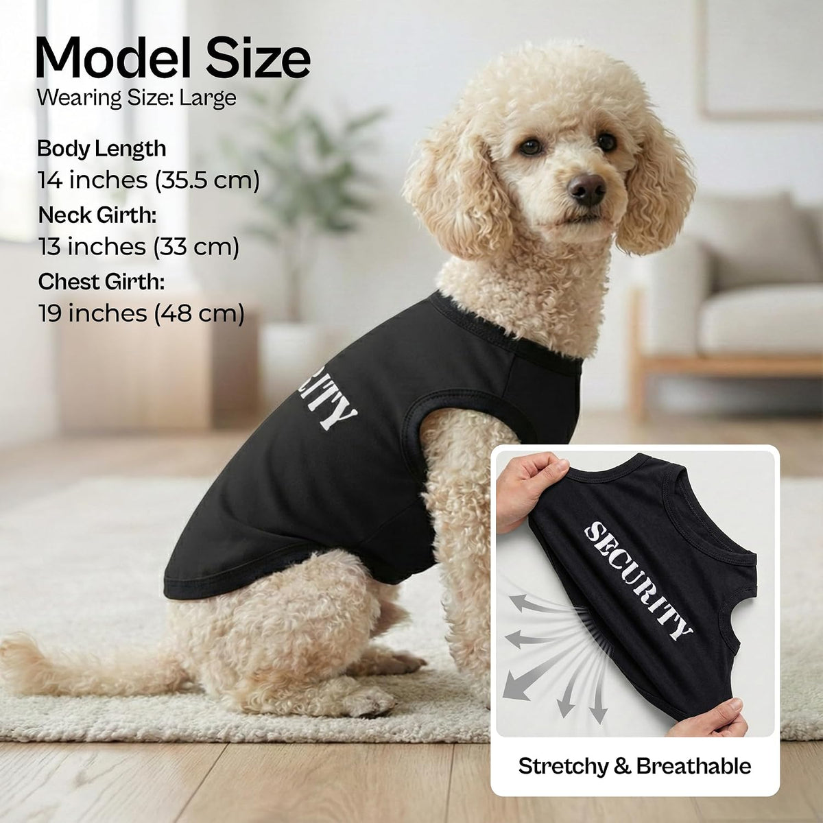 Parisian Pet Dog Halloween Costume - Police + Security / 4X-Large - image 3