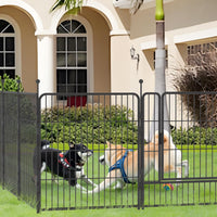 Dog Playpen, Folding Indoor Outdoor Anti-Rust Dog Exercise Fence - image 2