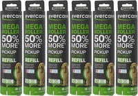 Evercare Pack of 6 10" Wide Large Surface Mega Pet Roller Refill, 50 Sheets Each (300 Sheets Total)