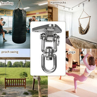 Yyiwhmy stainless steel heavy duty swing hanger with swivel bearing and mounting bolts - view 16